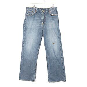 LUCKY BRAND Mens Jeans SZ 38 Short Classic Fit Distressed Medium Wash Streetwear